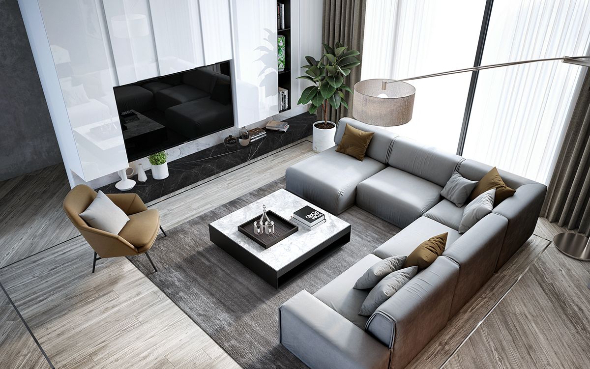 Maple Home Corner Sofa Set Custom Sizes sectional Couch