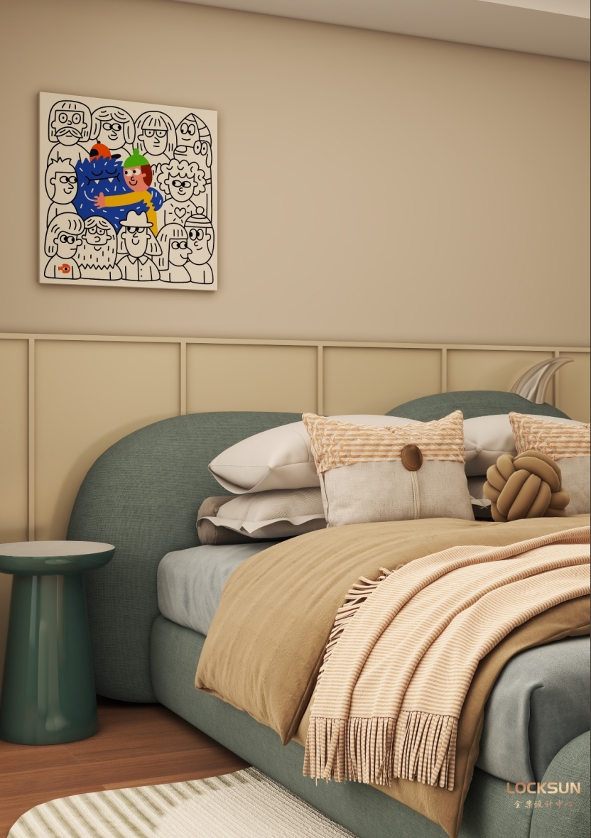 MAPLE HOME Custom Upholstered Bed Frame Modern Style with Leather/Velvet/Fabric Options