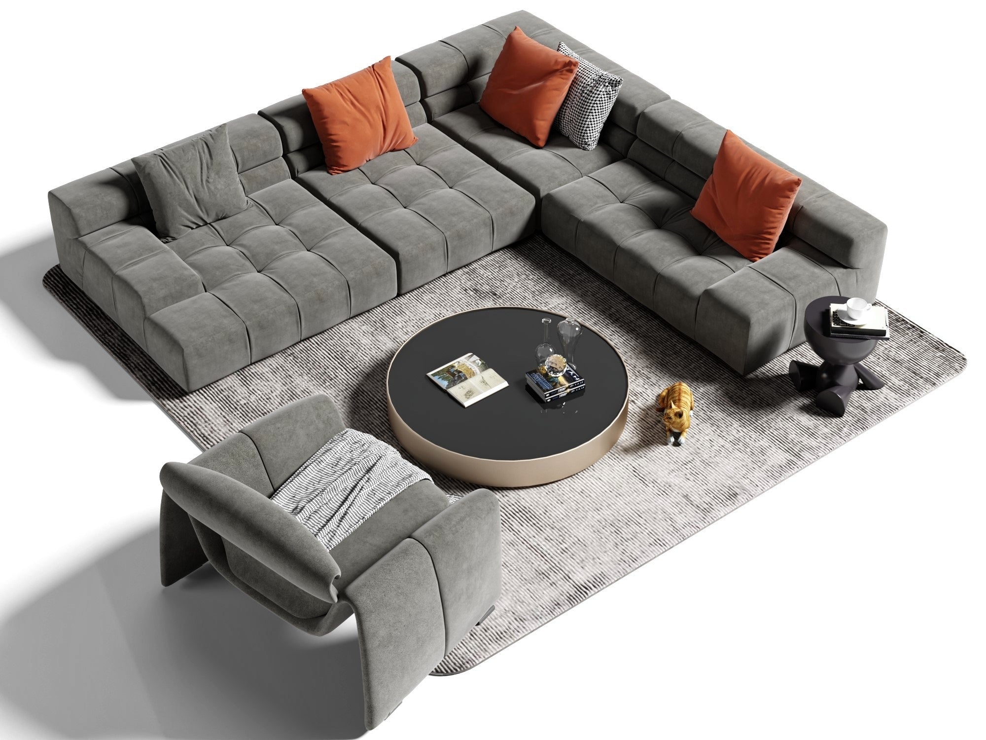 Maple Home Corner Sofa Set Custom Sizes sectional Couch
