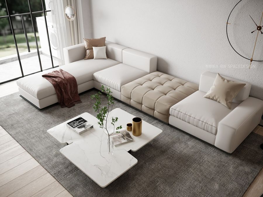 Maple Home Corner Sofa Set Custom Sizes sectional Couch