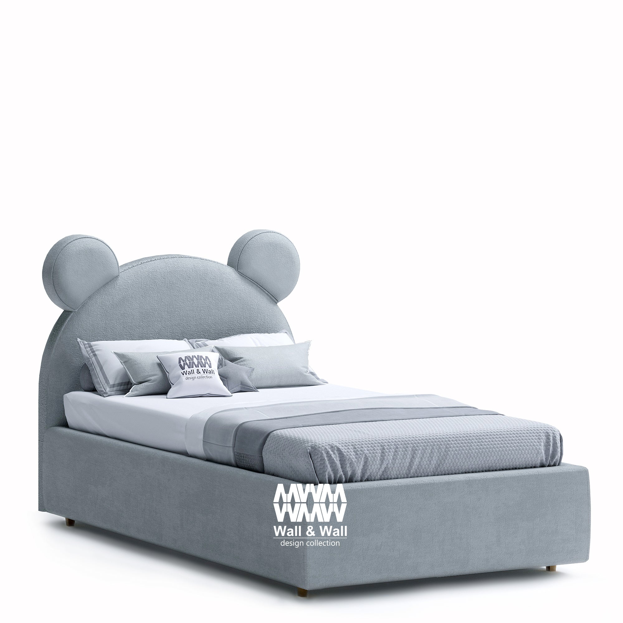 MAPLE HOME Custom Upholstered Bed Frame Modern Style with Leather/Velvet/Fabric Options