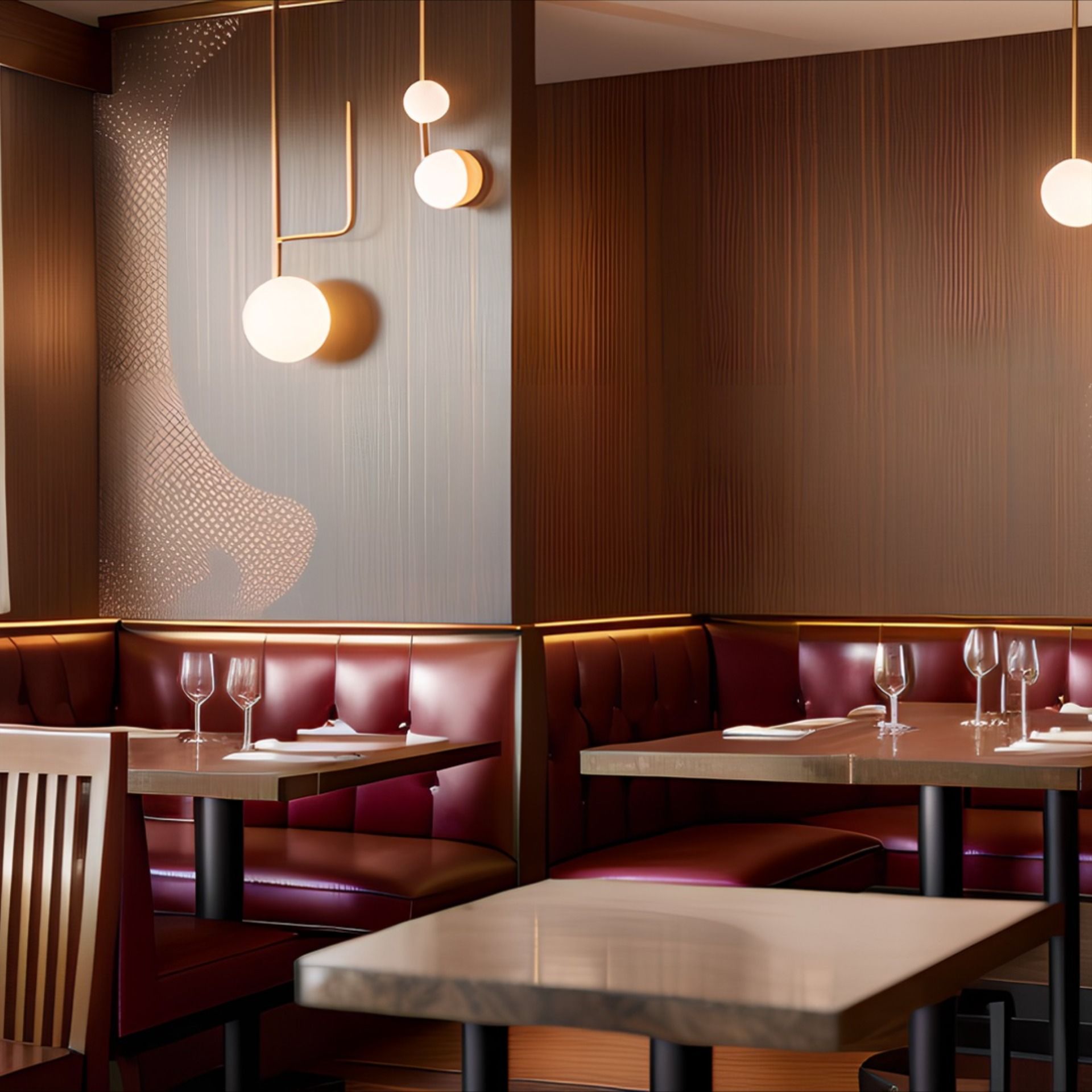 Restaurant Bench