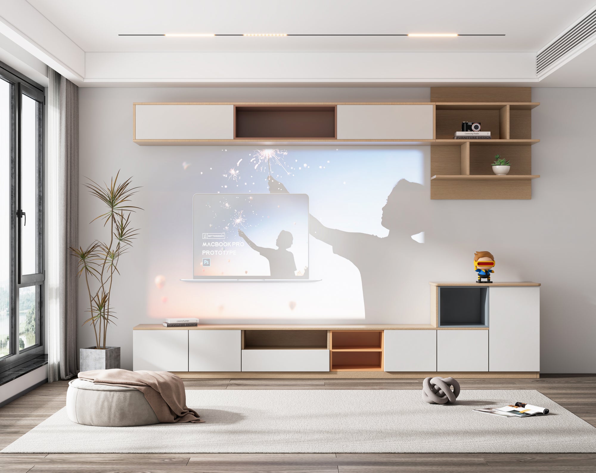 TV Background Wall Customization-9