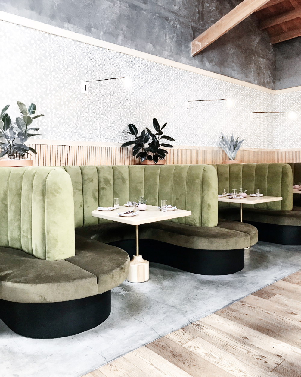Restaurant Bench