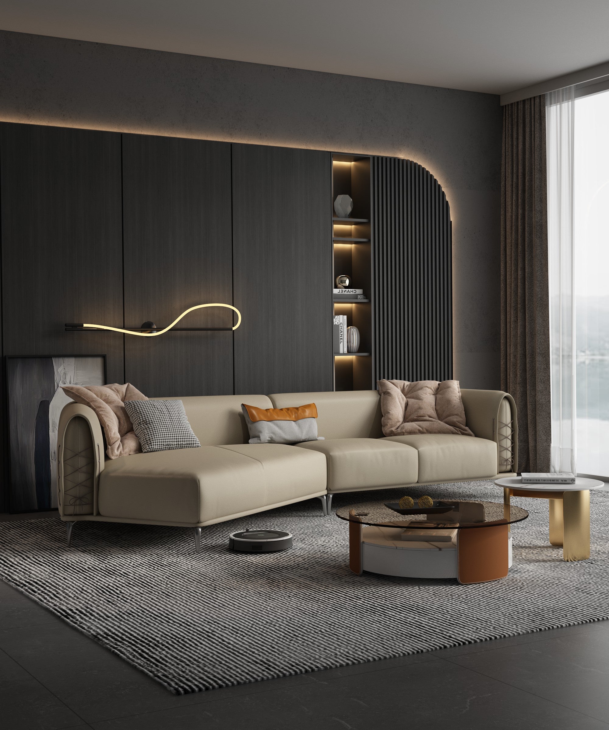 Maple Home Corner Sofa Set Custom Sizes sectional Couch