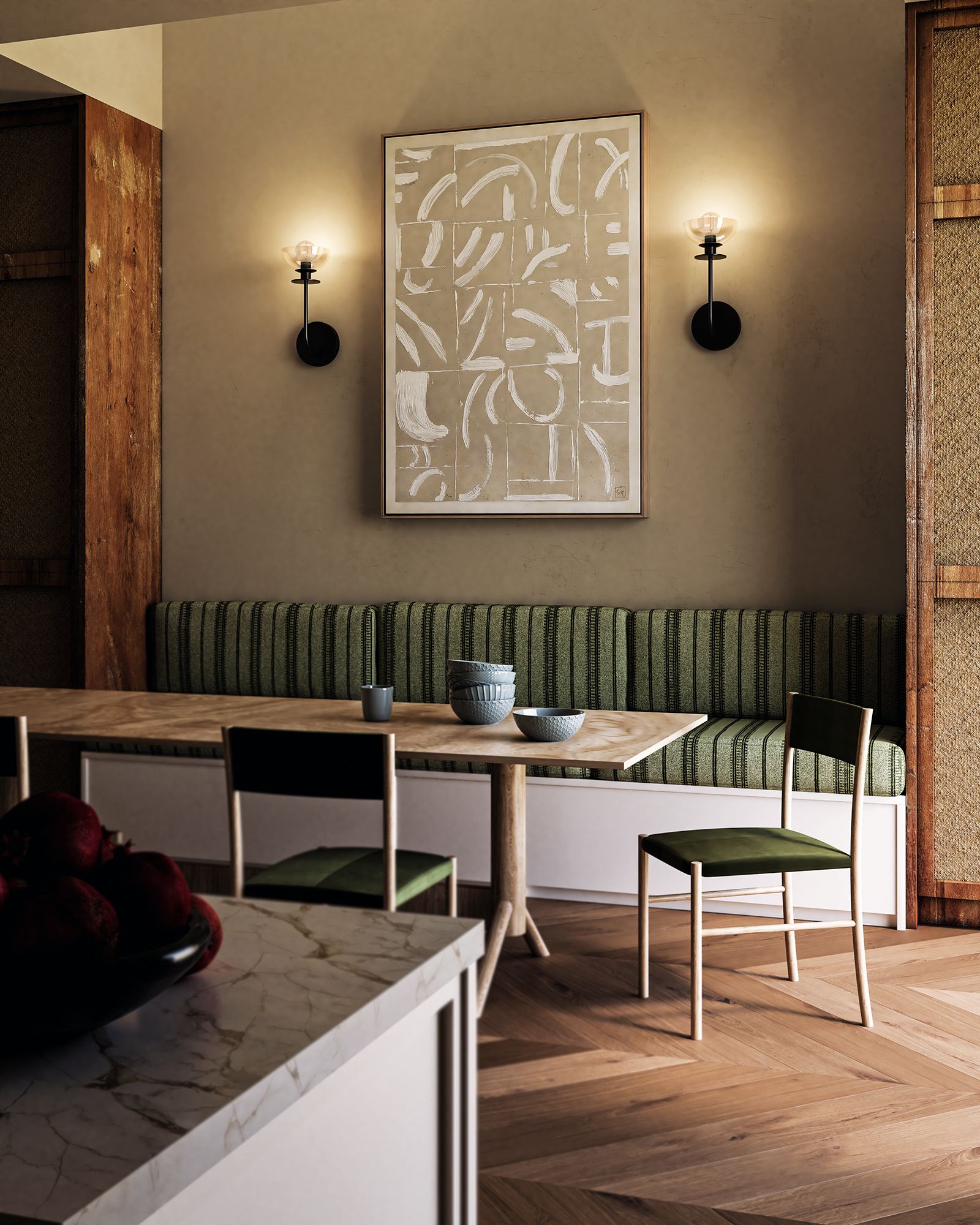 Restaurant Bench