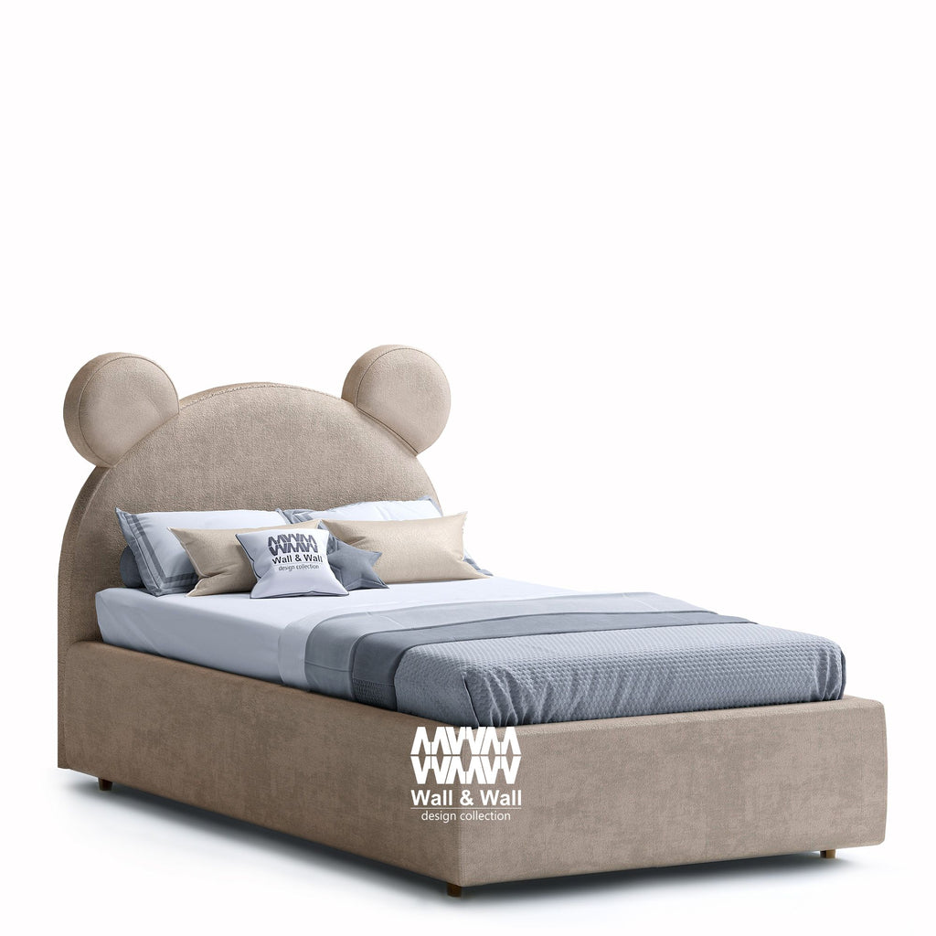 MAPLE HOME Custom Upholstered Bed Frame Modern Style with Leather/Velvet/Fabric Options