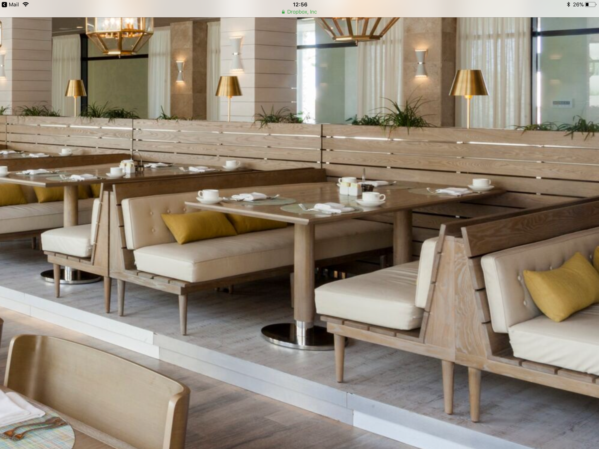 Restaurant Bench