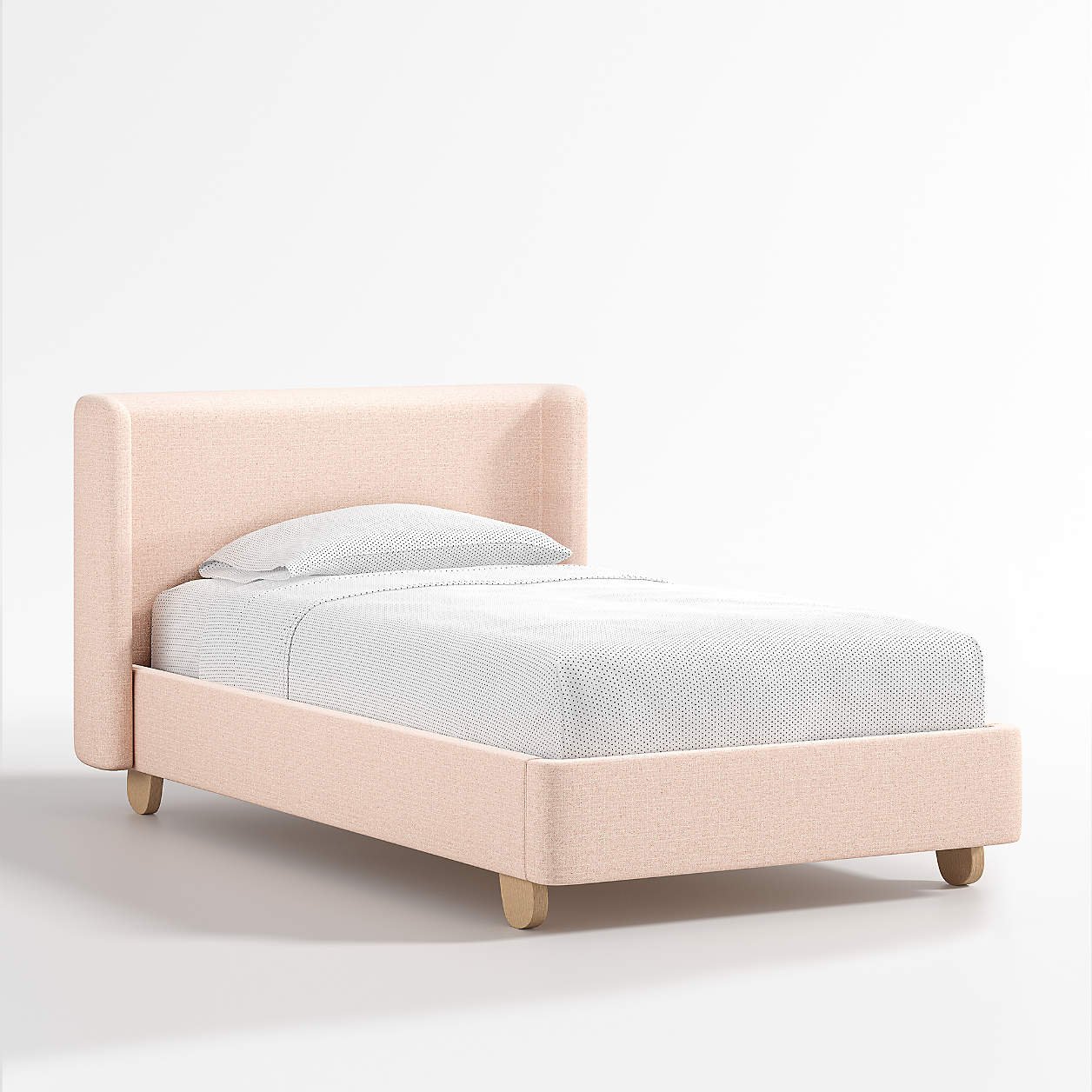 MAPLE HOME Custom Upholstered Bed Frame Modern Style with Leather/Velvet/Fabric Options