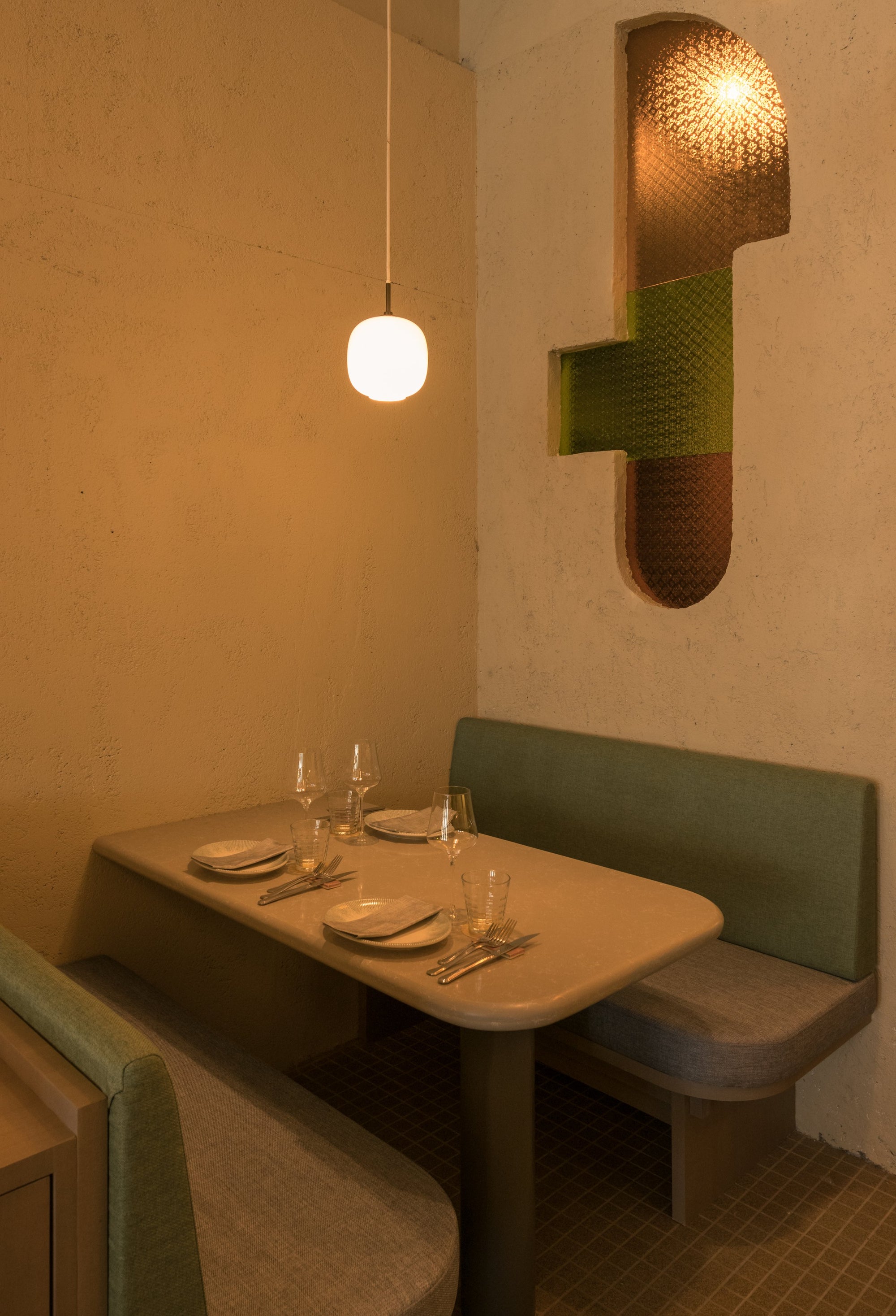 Restaurant Bench