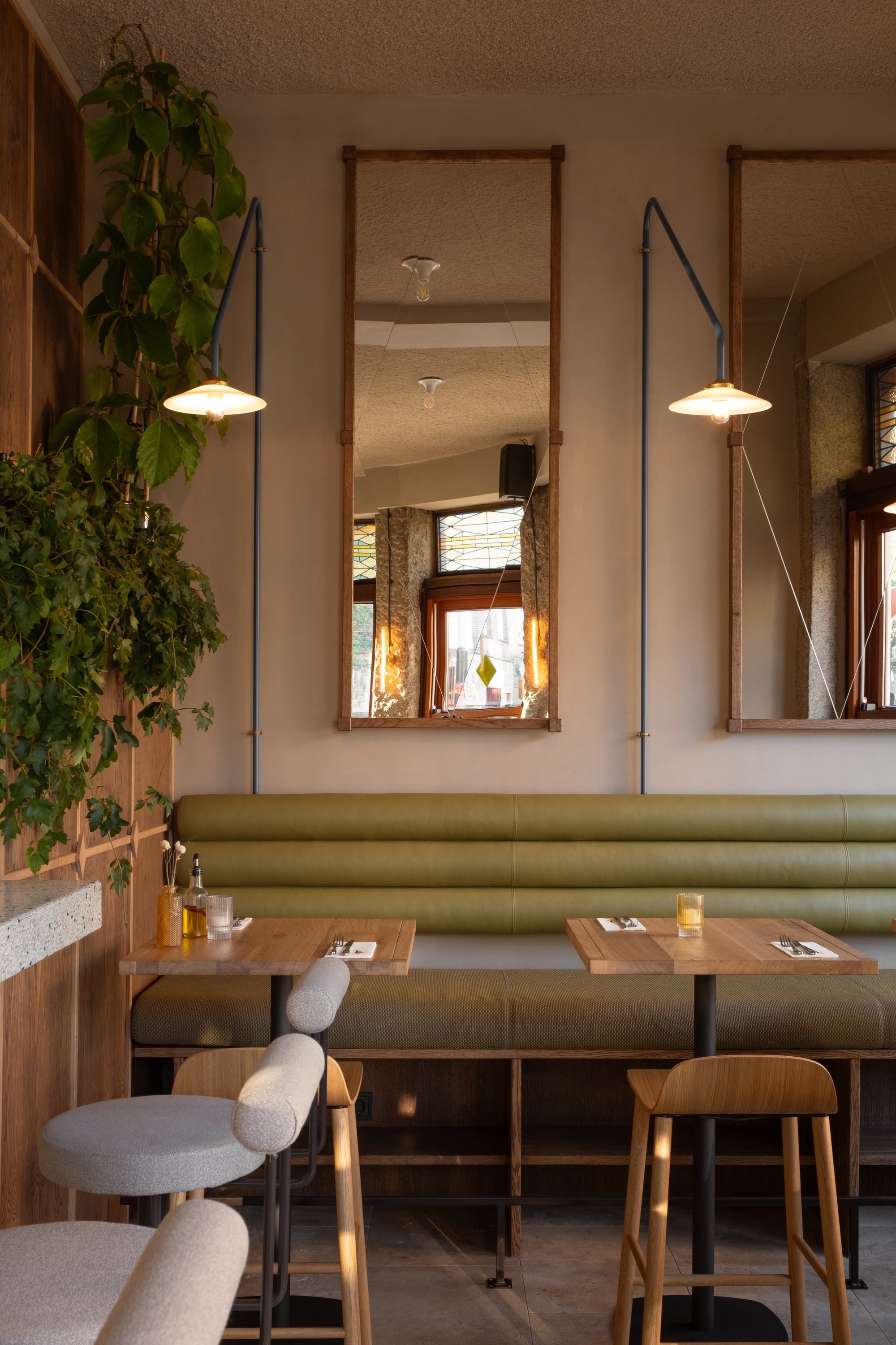 Restaurant Bench