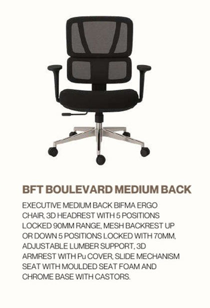 Office Chair-BFT BOULEVARD BK MB