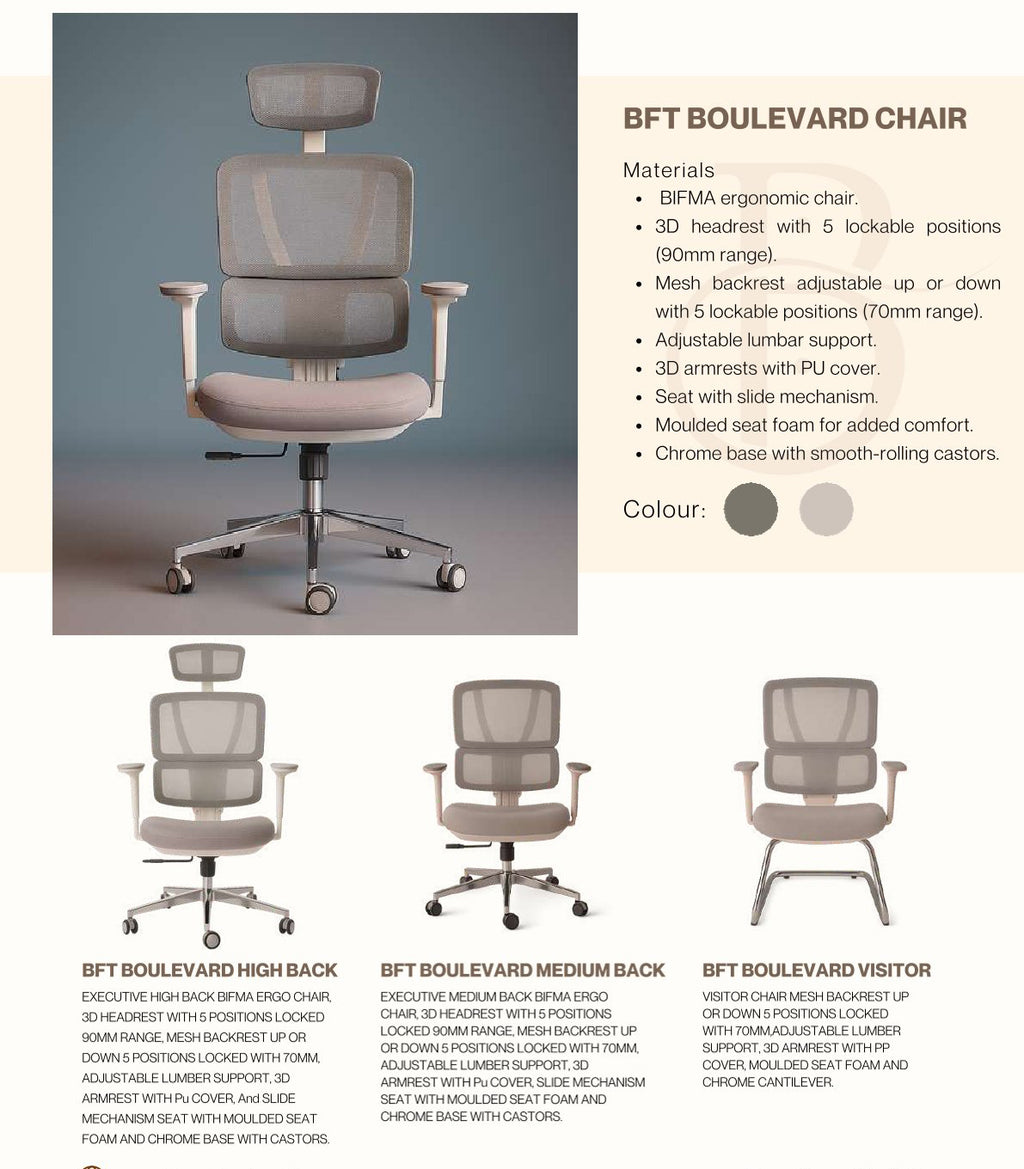 Office Chair-BFT BOULEVARD WB VC
