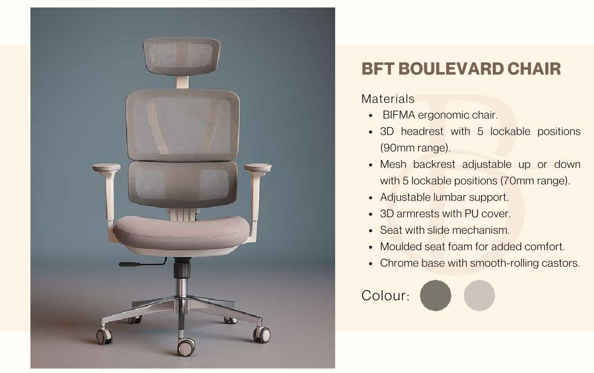 Office Chair-BFT BOULEVARD WB HB