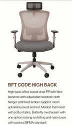 Office Chair-BFT CODE WHITE HB