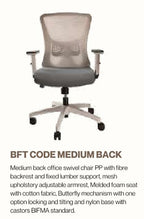 Office Chair-BFT CODE WHITE MB