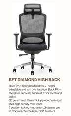 Office Chair-BFT DIAMOND HB BK