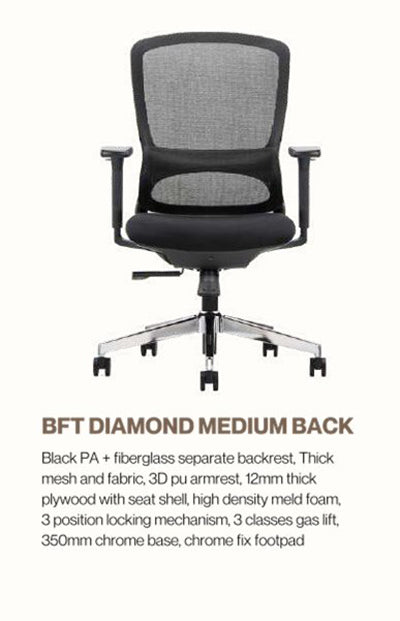 Office Chair-BFT DIAMOND MB BK