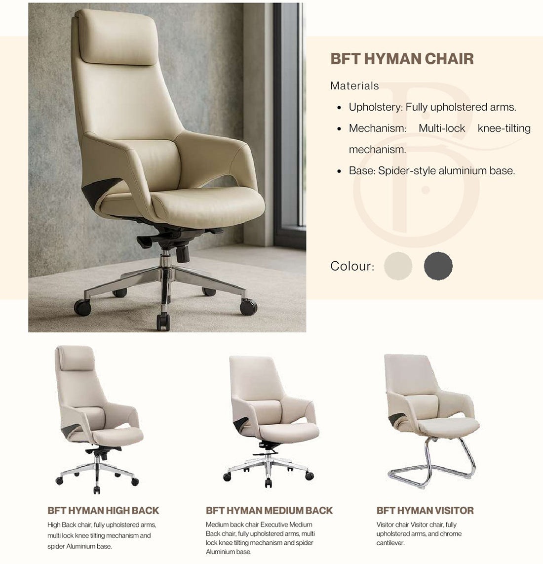 Office Chair-BFT HYMAN HB