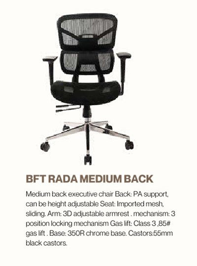 Office Chair-BFT RADA BK MB