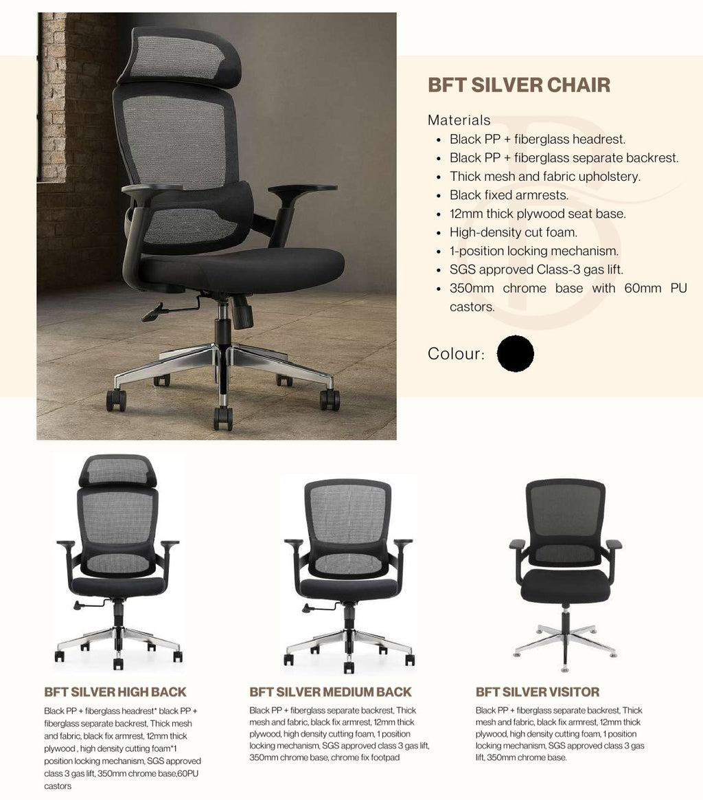 Office Chair-BFT SILVER VC