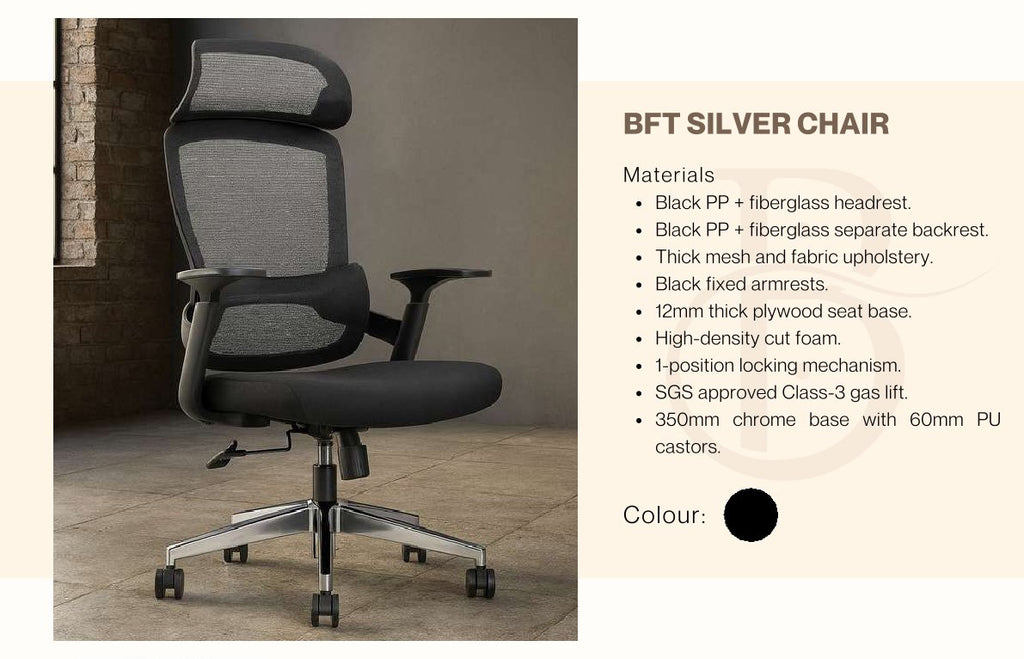 Office Chair-BFT SILVER HB