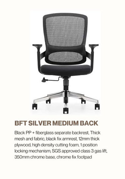 Office Chair-BFT SILVER MB