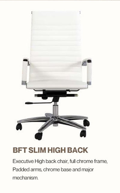 Office Chair-BFT SLIM WHITE HB