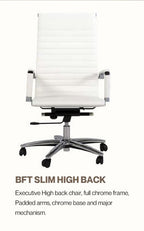 Office Chair-BFT SLIM WHITE HB