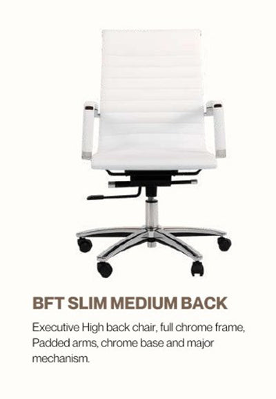Office Chair-BFT SLIM WHITE MB