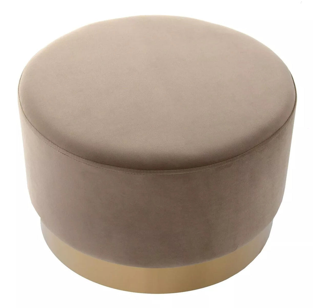Custom Barrel-Shaped Ottoman-Stylish Sofa Companion with Storage/Standard Options & Premium Fabric Choices