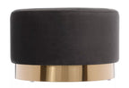 Custom Barrel-Shaped Ottoman-Stylish Sofa Companion with Storage/Standard Options & Premium Fabric Choices