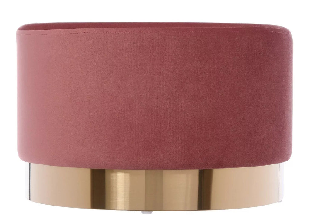 Custom Barrel-Shaped Ottoman-Stylish Sofa Companion with Storage/Standard Options & Premium Fabric Choices