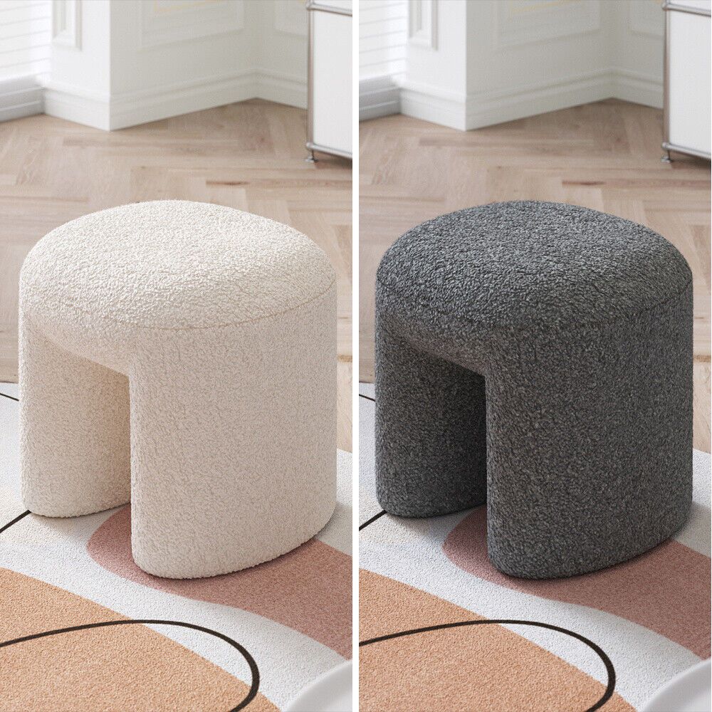 Custom Barrel-Shaped Ottoman-Stylish Sofa Companion with Storage/Standard Options & Premium Fabric Choices