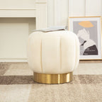 Custom Barrel-Shaped Ottoman-Stylish Sofa Companion with Storage/Standard Options & Premium Fabric Choices
