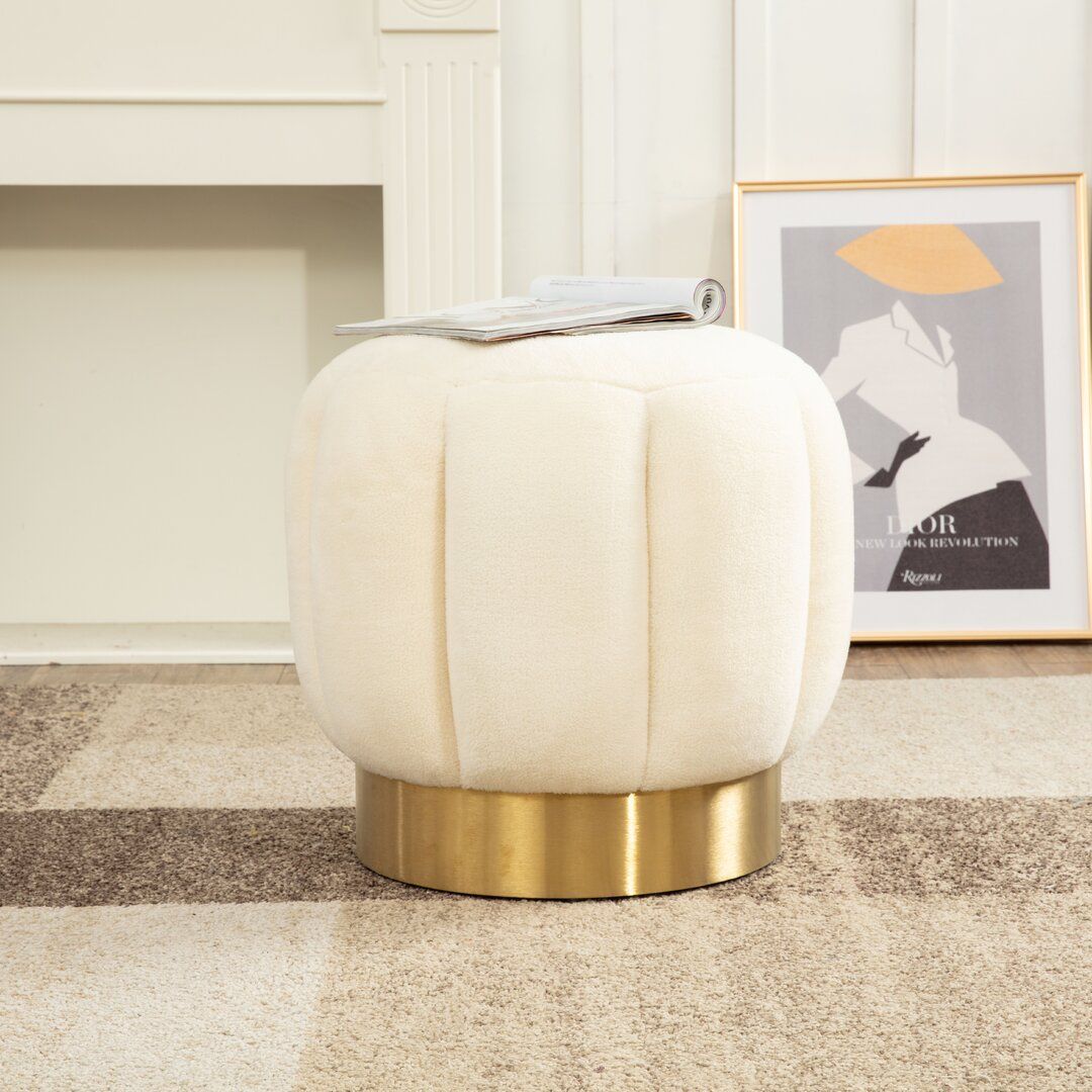 Custom Barrel-Shaped Ottoman-Stylish Sofa Companion with Storage/Standard Options & Premium Fabric Choices