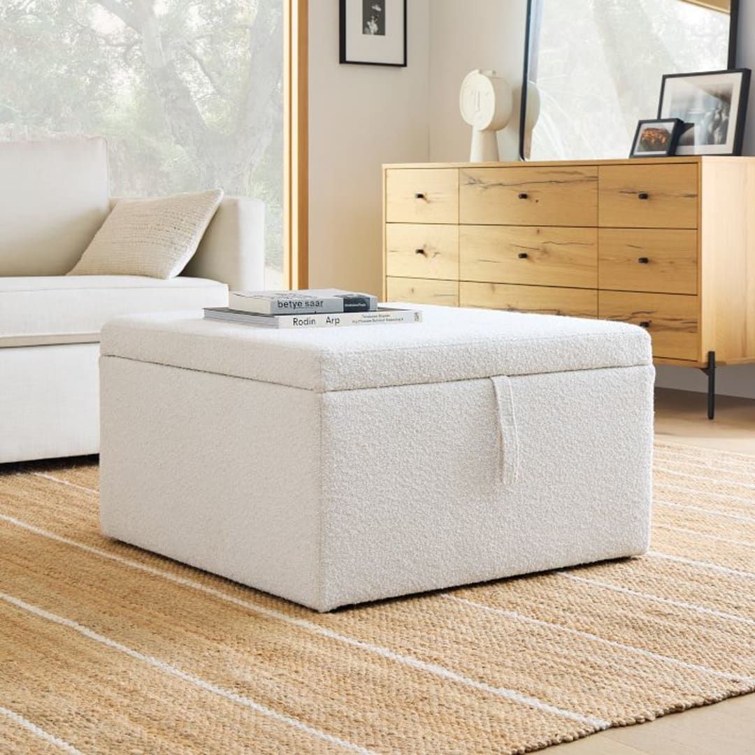 Custom Barrel-Shaped Ottoman-Stylish Sofa Companion with Storage/Standard Options & Premium Fabric Choices