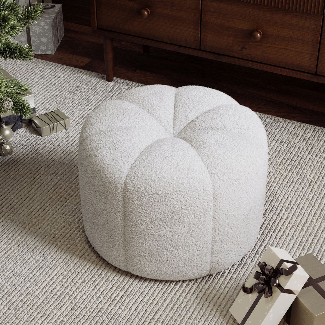Custom Barrel-Shaped Ottoman-Stylish Sofa Companion with Storage/Standard Options & Premium Fabric Choices
