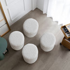 Custom Barrel-Shaped Ottoman-Stylish Sofa Companion with Storage/Standard Options & Premium Fabric Choices