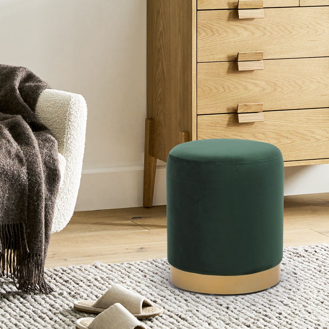 Custom Barrel-Shaped Ottoman-Stylish Sofa Companion with Storage/Standard Options & Premium Fabric Choices
