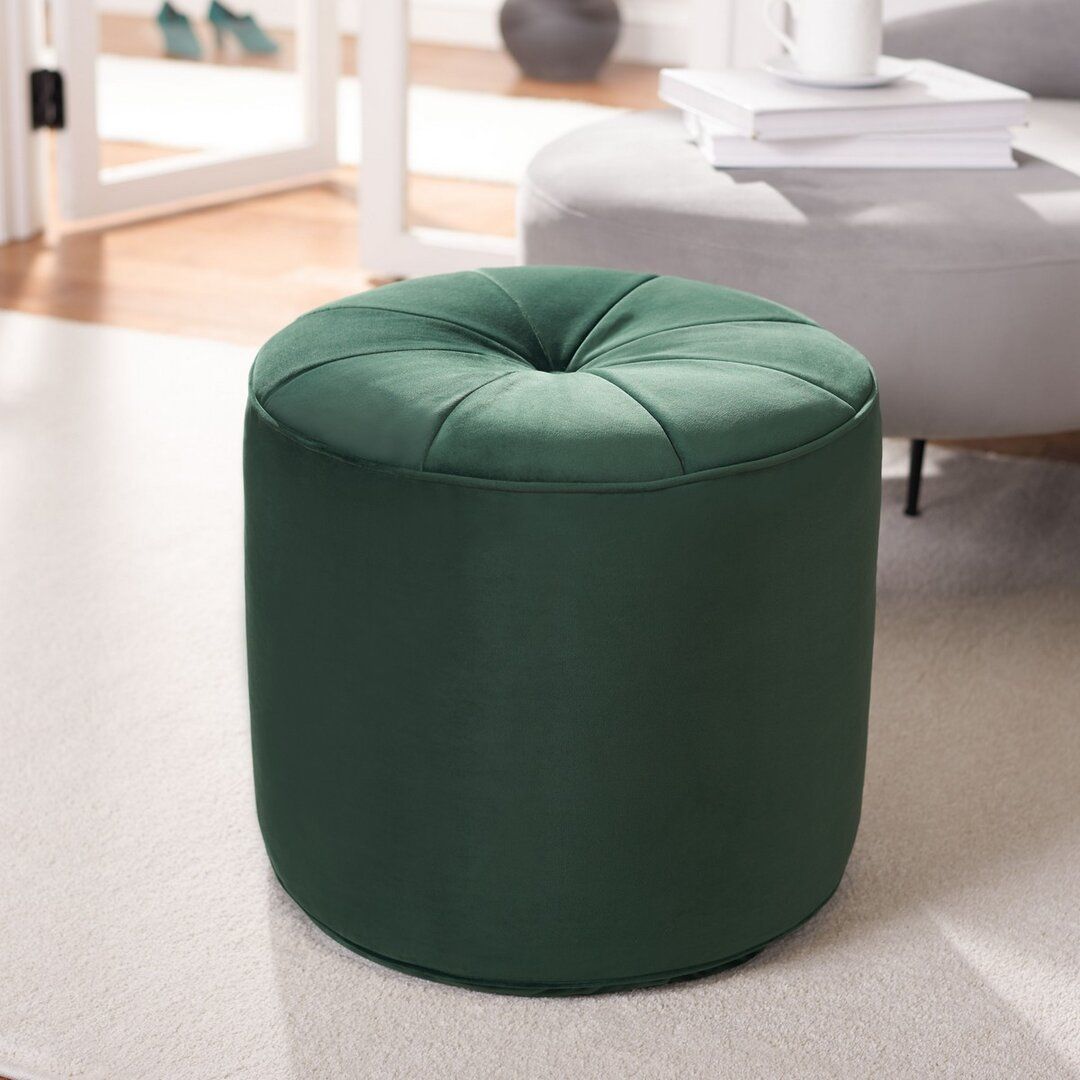 Custom Barrel-Shaped Ottoman-Stylish Sofa Companion with Storage/Standard Options & Premium Fabric Choices