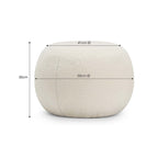 Custom Barrel-Shaped Ottoman-Stylish Sofa Companion with Storage/Standard Options & Premium Fabric Choices