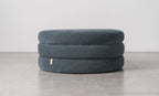 Custom Barrel-Shaped Ottoman-Stylish Sofa Companion with Storage/Standard Options & Premium Fabric Choices