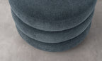 Custom Barrel-Shaped Ottoman-Stylish Sofa Companion with Storage/Standard Options & Premium Fabric Choices