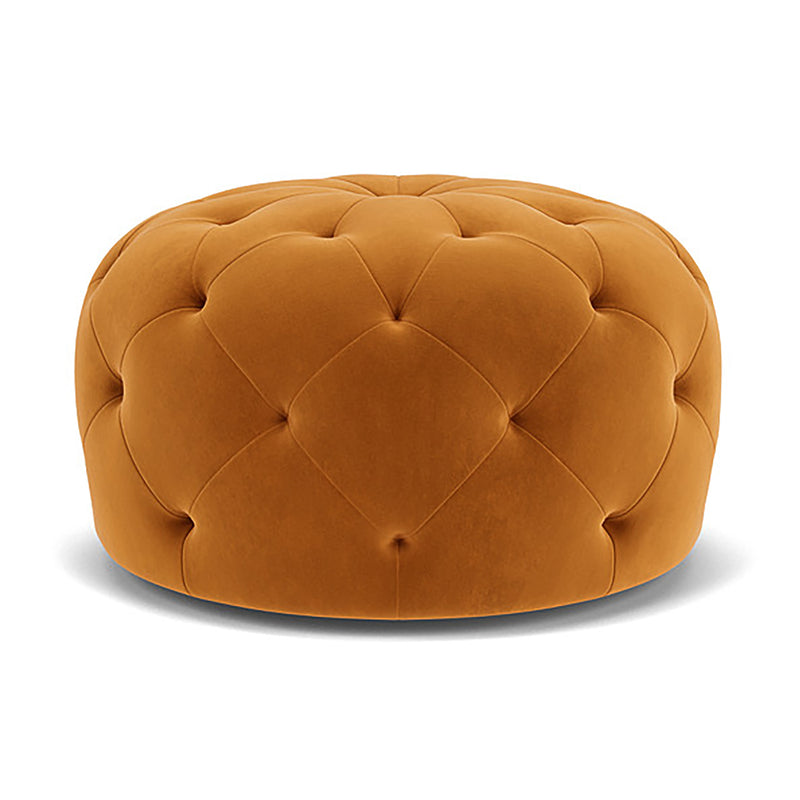 Custom Barrel-Shaped Ottoman-Stylish Sofa Companion with Storage/Standard Options & Premium Fabric Choices