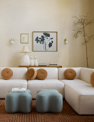 Custom Barrel-Shaped Ottoman-Stylish Sofa Companion with Storage/Standard Options & Premium Fabric Choices