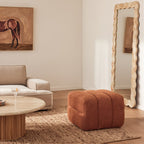 Custom Barrel-Shaped Ottoman-Stylish Sofa Companion with Storage/Standard Options & Premium Fabric Choices