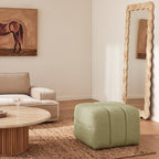 Custom Barrel-Shaped Ottoman-Stylish Sofa Companion with Storage/Standard Options & Premium Fabric Choices