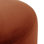 Custom Barrel-Shaped Ottoman-Stylish Sofa Companion with Storage/Standard Options & Premium Fabric Choices