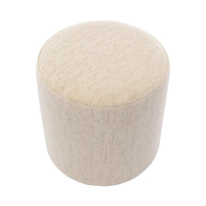 Custom Barrel-Shaped Ottoman-Stylish Sofa Companion with Storage/Standard Options & Premium Fabric Choices